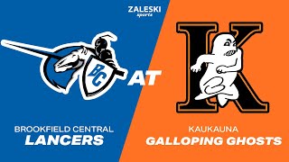 Brookfield Central at Kaukauna  2023 WIAA Level 1 Playoff Football [upl. by Hanleigh]