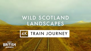 Stunning Scotland in 4K I Drivers Eye Train Journey I Crianlarich  Arrochar amp Tarbet [upl. by Storfer387]