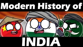 CountryBalls  Modern History of India [upl. by Delcina]