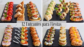 12 Originales y Fáciles Recetas de Canapés y Entrantes para Fiestas  Recopilación  DarixLAB [upl. by Randolph218]