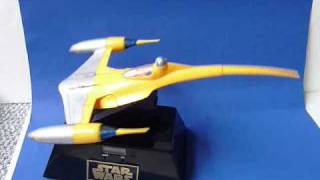 STAR WARS Naboo Starfighter motion Action Alarm Clock [upl. by Marcelia]