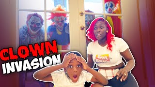 OMG CLOWNS INVADED OUR HOUSE [upl. by Finn]