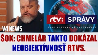 ŠOK CHMELÁR TAKTO DOKÁZAL NEOBJEKTÍVNOSŤ RTVS [upl. by Salema391]