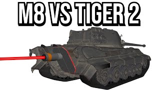 M8 Greyhound VS Tiger 2 Tank Armor Simulation [upl. by Aric]