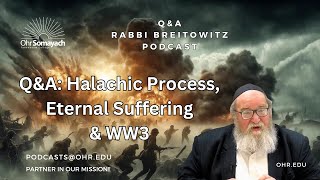 QampA Halachic Process Eternal Suffering amp WW3 HaRav Yitzchak Breitowitz [upl. by Chico]