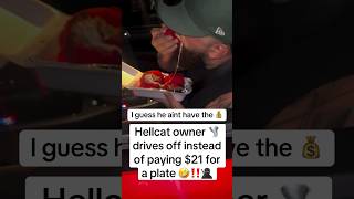 This too funny 😂✨🥣 real motion hustlers hustle food review money srt cars hellcat [upl. by Llehcor369]