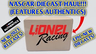 EPIC NEW 2023 DECAST ARE HERE AND AUTHENTICS NASCAR Diecast Haul [upl. by Aitahs952]