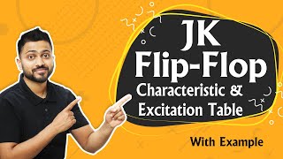 JK flip flop Characteristic amp Excitation Table  Sequential Circuits  Digital Electronics [upl. by Cartwell729]