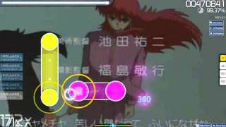 Osu Yuyu Hakusho Opening  Hohoemi no Bakudan Hard 9733 Rank S [upl. by Ardnikat]