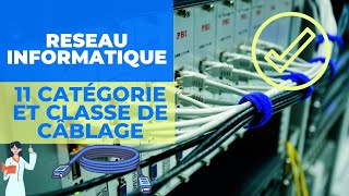 Réseau Informatique 11  Le Précâblage  Catégorie et classe de câblage   الدرس الحادي عشر [upl. by Anyaled]