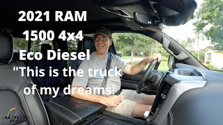 2021 RAM 1500 Limited 4x4 EcoDiesel  The Truck of my dreams [upl. by Anide]