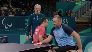 Paralympic Para Table Tennis SM5 Single Events Gold Medal paris2024 paralympics paratt [upl. by Tigirb]