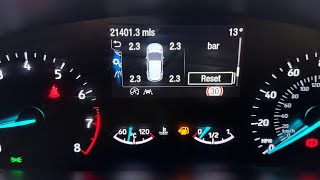 Ford Focus TPMS Warning Light Reset [upl. by Charline]