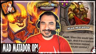 MAD MATADOR IS AMAZING  Hearthstone Battlegrounds [upl. by Yirinec819]