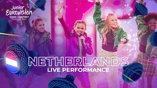 Luna  La Festa  LIVE  Netherlands 🇳🇱 Junior Eurovision 2022 [upl. by Mommy]