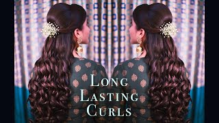 Long lasting Curls  Bridal or Bridesmaid Hairstyle [upl. by Atoel]