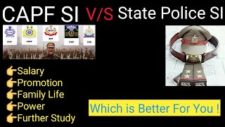 CPO SI VS State Police SI VS DP SI  Job Comparison [upl. by Isiah71]