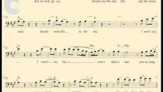 Trombone  Stand By Me  Ben King  Sheet Music Chords amp Vocals [upl. by Kostival]