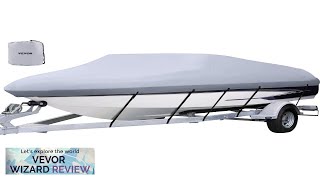 VEVOR Waterproof Boat Cover 1719 Trailerable Boat Cover Beam Width Review [upl. by Trina]