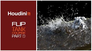 Houdini Flip Tank Course  Part 1  Setting Up Flat Tank Houdini FlipFluids Flip Fluid FlipTank [upl. by Hsot54]