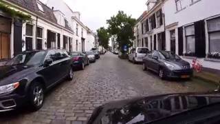 Driving in Netherlands Bussum Naarden Star Fort [upl. by Brianne]