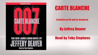 Jeffery Deaver talks about the audiobook CARTE BLANCHE [upl. by Hobey634]