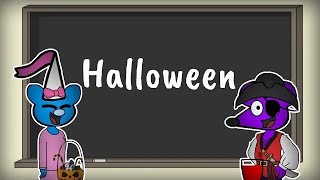 Hoops and Yoyo 9 A Halloween School Party Kyans Version [upl. by Hnacogn]