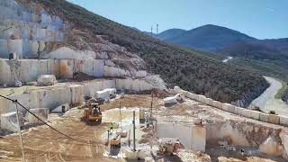 Volakas marble quarry tour in Volakas Drama Greece [upl. by Hachmann]