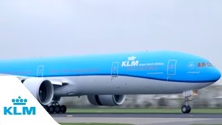 KLMs newest Boeing 777300 [upl. by Oirretno136]