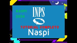 Come richiedere la NASPI 2024  Tutorial ITA [upl. by Revell]