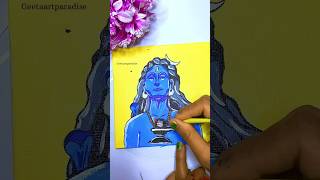 Bholenath Painting Miracle 😳😳😳😳😳🙏🙏🙏⛳⛳⛳Bholenath easy Painting shorts painting [upl. by Anitsirhk]