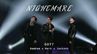 ENG SUB GOT7  quotNightmarequot Bambam x Mark x Jackson MAMA2018 in Hong Kong [upl. by Sardella]