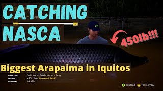 Catching Nasca  Biggest Arapaima is Laguna Iquitos DLC  Fishing Sim World Pro Tour 2021 [upl. by Ermin]