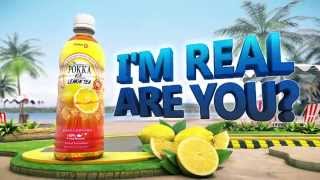 POKKA Ice Lemon Tea 2015  Im Real Are You [upl. by Umberto]