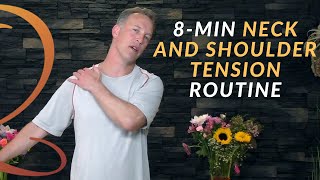 8Minute Qi Gong Routine for Upper Back Neck and Shoulders  Tension Relief Qi Gong [upl. by Keeton]