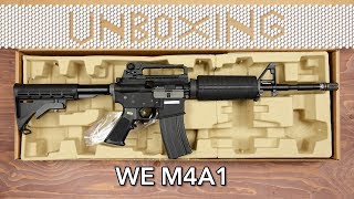 UNBOXING  WE M4A1  Airsoft [upl. by Faletti]