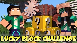 Minecraft com Namorada MOLENOID CHALLENGE GAMES  Lucky Block Mod  MiniGame com MODS [upl. by Strade]