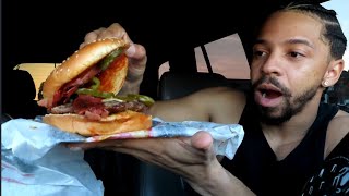 CARL’S JR SPICY WESTERN BACON CHEESEBURGER REVIEW [upl. by Negam]