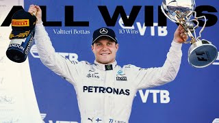 Valtteri Bottas  All 10 wins [upl. by Hsiri]