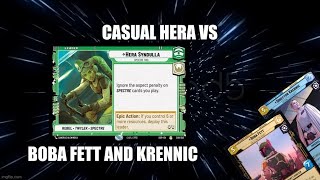 Star Wars Unlimited CASUAL Hera Syndula Deck [upl. by Crispin]