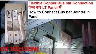 Bus bar jointer connection in panel  Flexible copper connector connection in panel  Flexible bus [upl. by Danuloff]