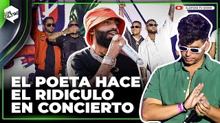 EL POETA CALLEJERO HACE EL RIDICULO EN CONCIERTO DE ARCÁNGEL ¿EL FIN DE SU CARRERA [upl. by Demmahum821]