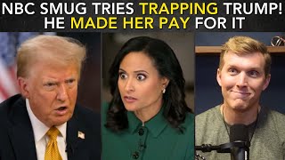 NBC Smug Kristen Welker Tries TRAPPING Trump He DESTROYS Her For It [upl. by Ayaros576]