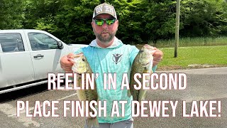 Reelin in a SECOND PLACE finish at Dewey Lake Ky [upl. by Llerahc125]