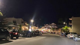 Still Summer  Tsilivi Zakynthos island September 172024  Night road trip [upl. by Ecilahc]