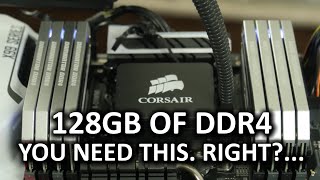 128GB of DDR4 Memory Does more RAM  better performance [upl. by Marcela458]