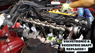 My N55 gets Valvetronic motor amp Eccentric shaft replaced [upl. by Aronoff443]