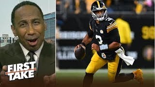 FIRST TAKE  quotHes made the Steelers legitimately dangerous againquot  Stephen A claims Wilson is QB1 [upl. by Leacim]