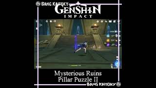 Pillar Puzzle 2 Mysterious Ruins Domain Archon Quest  Sumeru  Genshin Impact [upl. by Cleland]