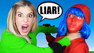 Lie Detector Test on Best Friend for Face Reveal Rebecca Zamolo [upl. by Slifka]